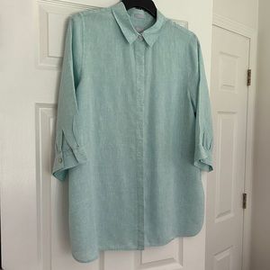 Chico’s Fresh chic no iron Linen shirt